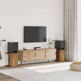 Supporti Altoparlanti 2 pz Legno 30x30x40 cm Legno truciolato