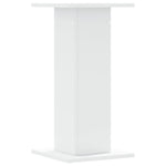 Supporti Altoparlanti 2 pz Bianchi 30x30x40cm Legno truciolato