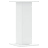 Supporti Altoparlanti 2 pz Bianchi 30x30x40cm Legno truciolato