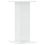 Supporti Altoparlanti 2 pz Bianchi 30x30x40cm Legno truciolato