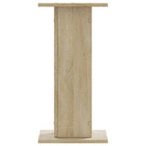 Supporti Altoparlanti 2 pz Rovere 30x30x40 cm in truciolato