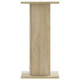 Supporti Altoparlanti 2 pz Rovere 30x30x40 cm in truciolato