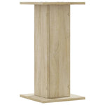 Supporti Altoparlanti 2 pz Rovere 30x30x40 cm in truciolato