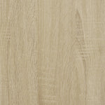 Supporti Altoparlanti 2 pz Rovere 30x30x40 cm in truciolato