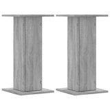 Supporti Altoparlanti 2 pz Grigio 30x30x40 cm in truciolato