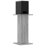 Supporti Altoparlanti 2 pz Grigio 30x30x40 cm in truciolato