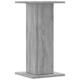 Supporti Altoparlanti 2 pz Grigio 30x30x40 cm in truciolato