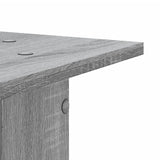 Supporti Altoparlanti 2 pz Grigio 30x30x40 cm in truciolato