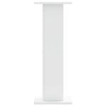 Supporti Altoparlanti 2 pz Bianchi 30x30x80cm Legno truciolato