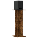 Supporti Altoparlanti 2 pz Rovere 30x30x80 cm Legno truciolato