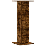 Supporti Altoparlanti 2 pz Rovere 30x30x80 cm Legno truciolato