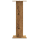 Supporti Altoparlanti 2 pz Rovere 30x30x80 cm in truciolato