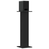 Supporti Altoparlanti 2 pz Neri 30x30x95cm in Legno truciolato