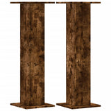 Supporti Altoparlanti 2 pz Rovere 30x30x95 cm Legno truciolato
