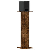 Supporti Altoparlanti 2 pz Rovere 30x30x95 cm Legno truciolato