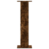 Supporti Altoparlanti 2 pz Rovere 30x30x95 cm Legno truciolato