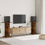Supporti Altoparlanti 2 pz Rovere 30x30x95 cm Legno truciolato