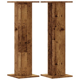 Supporti Altoparlanti 2 pz Legno 30x30x95 cm Legno truciolato