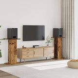 Supporti Altoparlanti 2 pz Legno 30x30x95 cm Legno truciolato