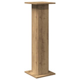Supporti Altoparlanti 2 pz Rovere 30x30x95 cm in truciolato
