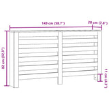 Copertura Termosifone Rovere Sonoma 149x20x82 Legno Multistrato