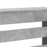 Copertura Termosifone Grigio Cemento 149x20x82cm in truciolato