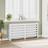 Copertura Termosifone Bianca 175x20x82 cm in Legno truciolato