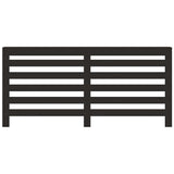 Copertura Termosifone Nera 175x20x82 cm in Legno truciolato