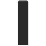 Copertura Termosifone Nera 175x20x82 cm in Legno truciolato