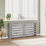 Copertura Termosifone Grigio Cemento 175x20x82cm in truciolato