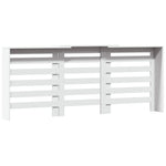 Copertura Termosifone Bianca 205x21,5x83,5 cm Legno truciolato