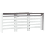 Copertura Termosifone Bianca 205x21,5x83,5 cm Legno truciolato