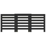 Copertura Termosifone Nera 205x21,5x83,5 cm Legno truciolato