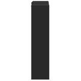 Copertura Termosifone Nera 205x21,5x83,5 cm Legno truciolato