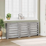 Copertura Termosifone Grigio Cemento 205x21,5x83,5 truciolato