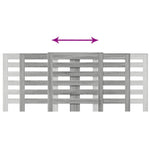 Copertura Termosifone Grigio Sonoma 205x21,5x83,5cm truciolato