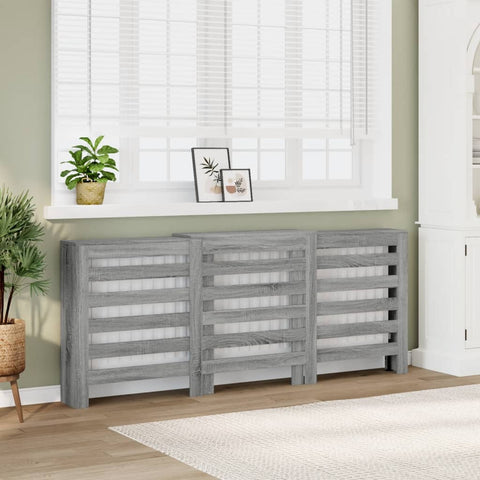 Copertura Termosifone Grigio Sonoma 205x21,5x83,5cm truciolato
