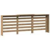 Copertura Termosifone Rovere Artigianale 205x21,5x83,5 cm Legno