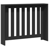 Copertura Termosifone Nera 104x20x82 cm Legno truciolato