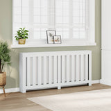 Copertura Termosifone Bianca 175x20x82 cm in Legno truciolato