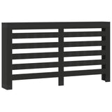 Copertura Termosifone Nera 175x20x82 cm in Legno truciolato