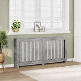 Copertura Termosifone Grigio Cemento 175x20x82cm in truciolato