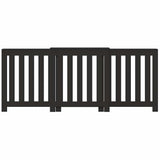 Copertura Termosifone Nera 205x21,5x83,5 cm Legno truciolato