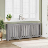 Copertura Termosifone Grigio Sonoma 205x21,5x83,5cm truciolato