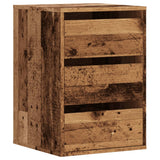 Cassettiera Angolare Legno Antico 40x41x58 cm Legno truciolato