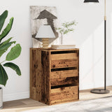 Cassettiera Angolare Legno Antico 40x41x58 cm Legno truciolato