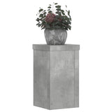 Supporti per Piante 2 pz Grigio 10x10x18 cm Legno Multistrato