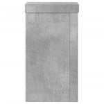 Supporti per Piante 2 pz Grigio 10x10x18 cm Legno Multistrato