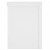 Supporti per Piante 2 pz Bianchi 15x15x20 cm Legno truciolato