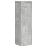 Supporti per Piante 2 pz Grigio 17x17x60 cm Legno Multistrato